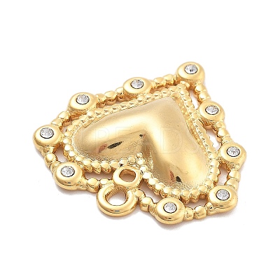 304 Stainless Steel Rhinestone Pendants STAS-R155-035D-G-1