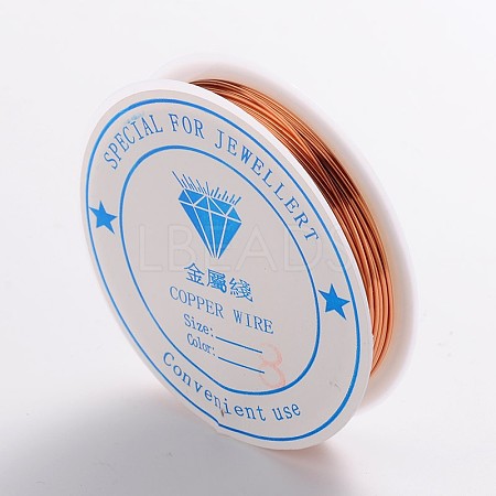 Round Copper Jewelry Wire CW0.8mm014-1