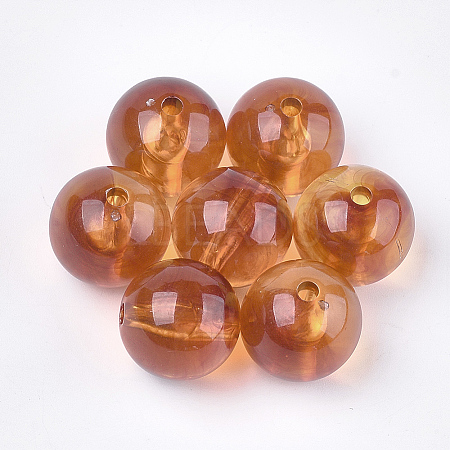 Acrylic Beads X-OACR-S029-059G-1