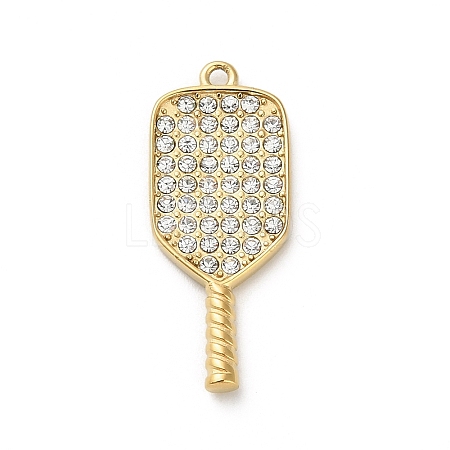 304 Stainless Steel Micro Pave Cubic Zirconia Pendants STAS-C147-02B-G-1
