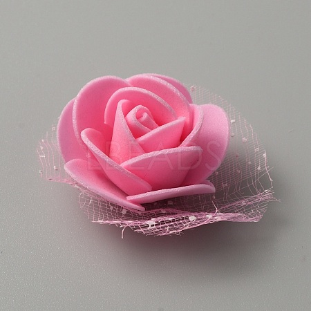 3D Foam Rose Ornament Accessories DIY-WH0304-623F-1
