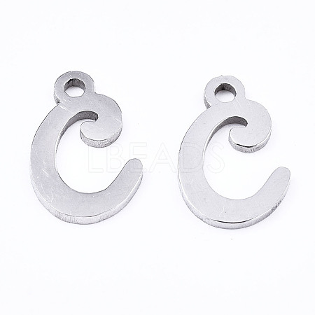 Non-Tarnish 201 Stainless Steel Charms X-STAS-T044-217P-C-1