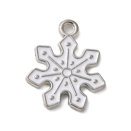 Winter Theme Alloy Enamel Pendants ENAM-M002-05U-P-1