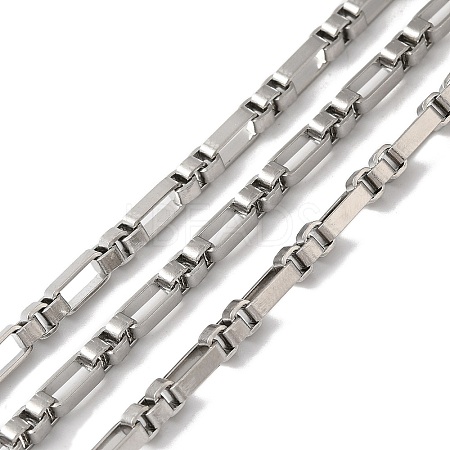 Tarnish Resistant 304 Stainless Steel Link Chains CHS-A012-04B-P-1