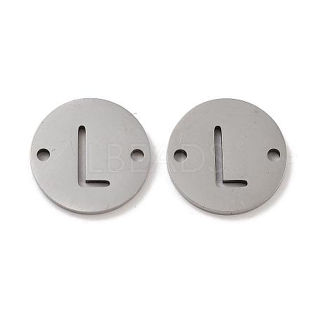 Non-Tarnish 201 Stainless Steel Hollow Flat Round Links FIND-R149-03L-P-1