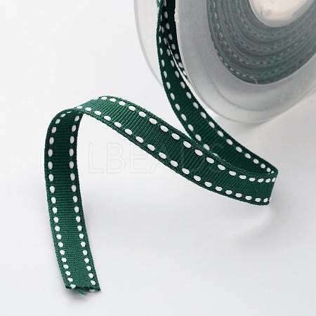 Grosgrain Polyester Ribbons for Gift Packings SRIB-I001-009-587W-1