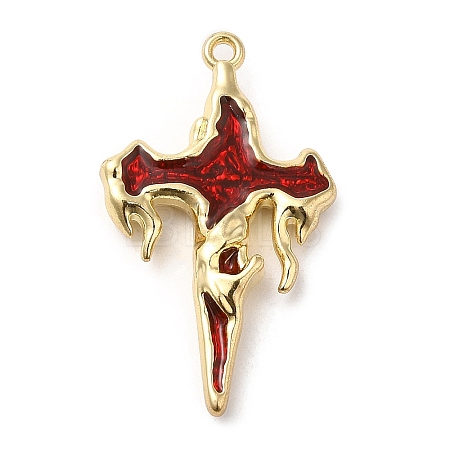 Alloy Enamel Pendants ENAM-D059-03G-01-1