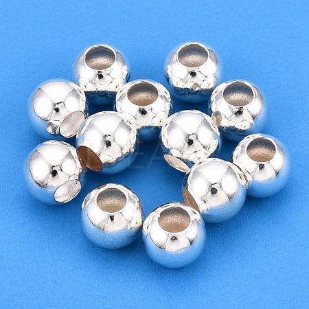 925 Sterling Silver Beads STER-T007-124S-1