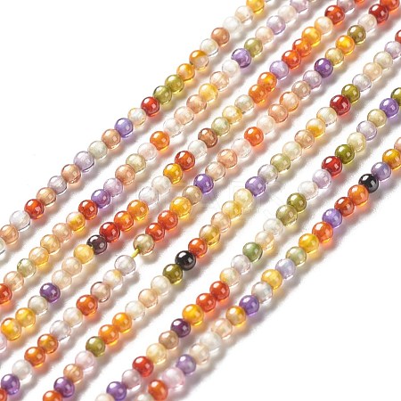 Cubic Zirconia Bead Strands ZIRC-C029-01D-1