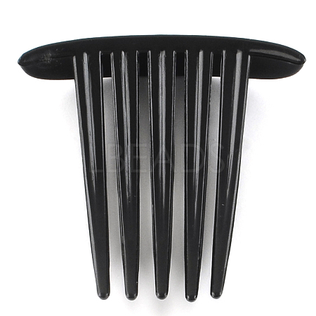 Hair Accessories Plastic Hair Comb Findings OHAR-S185-08-1