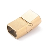 PVD Vacuum Plating 304 Stainless Steel Magnetic Clasps with Glue-in Ends STAS-I171-11G-2