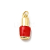 Brass Enamel Pendants KK-A268-03G-B-2