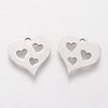 Non-Tarnish 304 Stainless Steel Charms STAS-Q201-T144-2