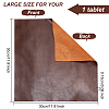 Vegetable Tanned Cowhide Leather Fabric DIY-WH0030-10-2