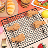 4Pcs Chicken Leg PVC Pendant Keychains KEYC-SC0002-22-4