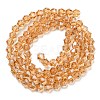 Transparent Electroplate Glass Beads Strands LS-GLAA-F029-3mm-C18-2