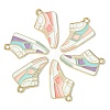 30Pcs 3 Colors Alloy Enamel Shoes Pendants PALLOY-CJ0002-05-8