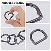 12Pcs Alloy Spring Gate Rings FIND-CN0002-49B-6