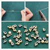 ARRICRAFT 40Pcs 2 Colors Brass Crimp Beads KK-AR0003-14-3