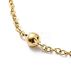 304 Stainless Steel Satellite Chain Necklace for Women NJEW-A008-01G-3