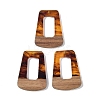 Resin & Wood Pendants WOOD-F015-11D-1