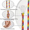 50M 7 Inner Cores Polyester & Spandex Cord Ropes RCP-SP0001-01B-6