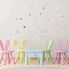 4 Sheet 4 Styles Waterproof Vinyl Wall Stickers DIY-WH0308-214-4