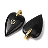 Natural Obsidian Pendants GG-CBA51ED-03G-05-3