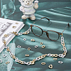 480Pcs 6 Style Spray Painted CCB Plastic Linking Rings CCB-HY0001-06-3