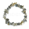 3Pcs 3 Style Natural Mixed Gemstone Chips Beaded Stretch Bracelets Set for Women BJEW-FZ00004-3