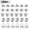 30Pcs 6 Styles Tibetan Style Alloy Charms TIBEP-YW0001-77-2