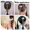 10Pcs 10 Styles Silicone Hair Accessories for Women Girls OHAR-AR0001-09-5