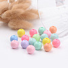 Solid Chunky Bubblegum Acrylic Ball Beads X-SACR-R835-12mm-M-3