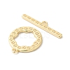 Brass Toggle Clasps KK-P234-71G-2