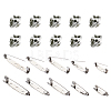 Iron Brooch Findings IFIN-TA0001-27P-2