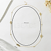 Simple Iron Double Ring Cable Chain Long Necklaces for Women WE4391-2