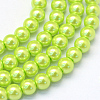 Baking Paint Glass Pearl Bead Strands HY-Q003-3mm-66-1