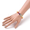 Transparent Glass Beads Stretch Bracelets BJEW-JB05656-3