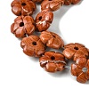 Natural Red Jasper Beads Strands G-H023-B04-01-4