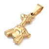 304 Stainless Steel Pendants STAS-B141-01A-G-2