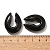 Natural Obsidian Ear Plugs Gauges G-I359-13C-03-3