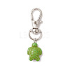 Tortoise Synthetic Turquoise Pendant Decoration HJEW-JM02294-1