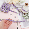 4.6~5Yards Flower Polyester Trim Ribbon OCOR-PH0001-97D-3