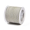 11M Polyester Braided Cord with Cotton Core & Metallic Thread OCOR-Z006-01-30-2