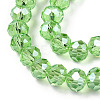 Electroplate Glass Beads Strands EGLA-A034-T1mm-A15-2