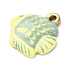 304 Stainless Steel Pendants STAS-Z168-01G-17-2