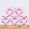 Transparent Acrylic Pendants TACR-T024-03B-903-4