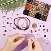 Dyed Natural Coconut Beads COCB-YW0001-01-4