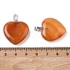 Natural Carnelian Pendants X-G-G956-B52-FF-3