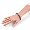 Natural/Synthetic Mixed Stone Stretch Bracelets BJEW-JB03945-01-3